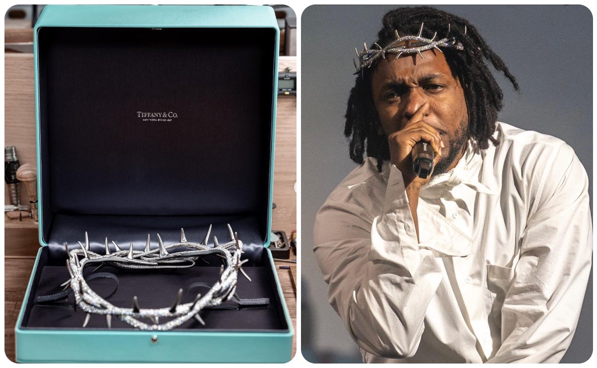 Kendrick Lamar wore a Tiffany & Co 'crown of thorns' for his