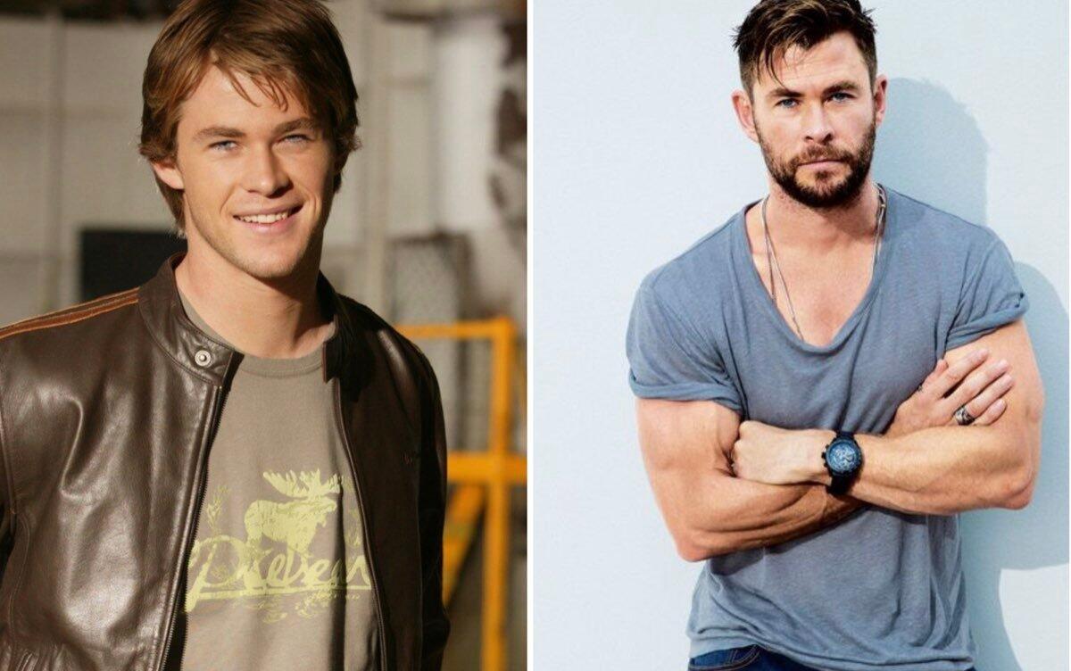 18 fotografías del antes y después de la transformación de Chris Hemsworth  - Cultura Colectiva